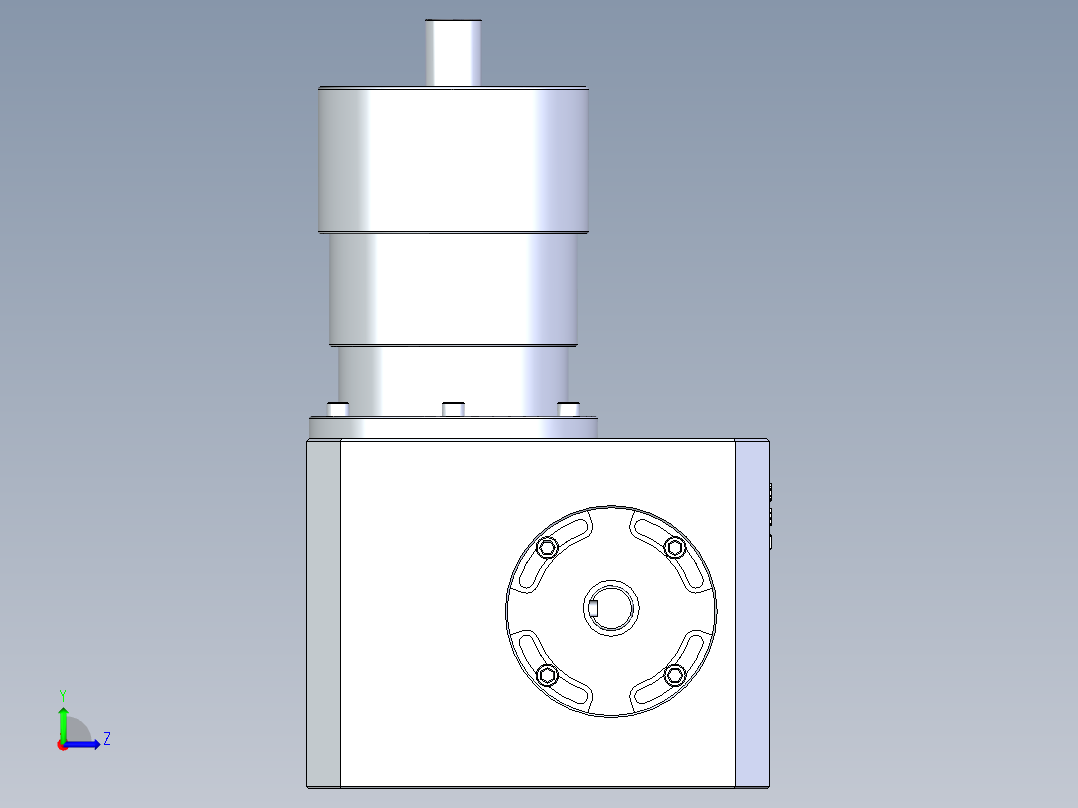 RU70DH升降摇摆型左视图