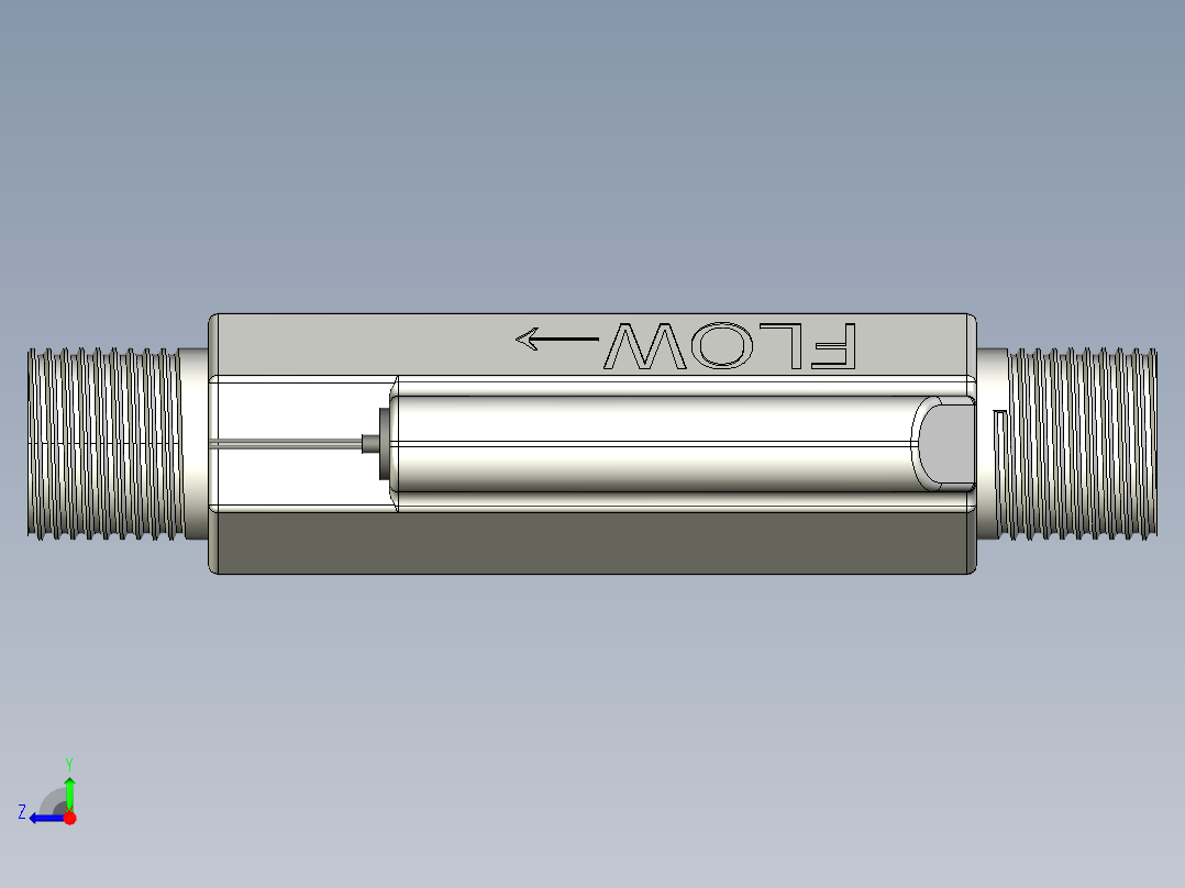 流量开关FS480右视图