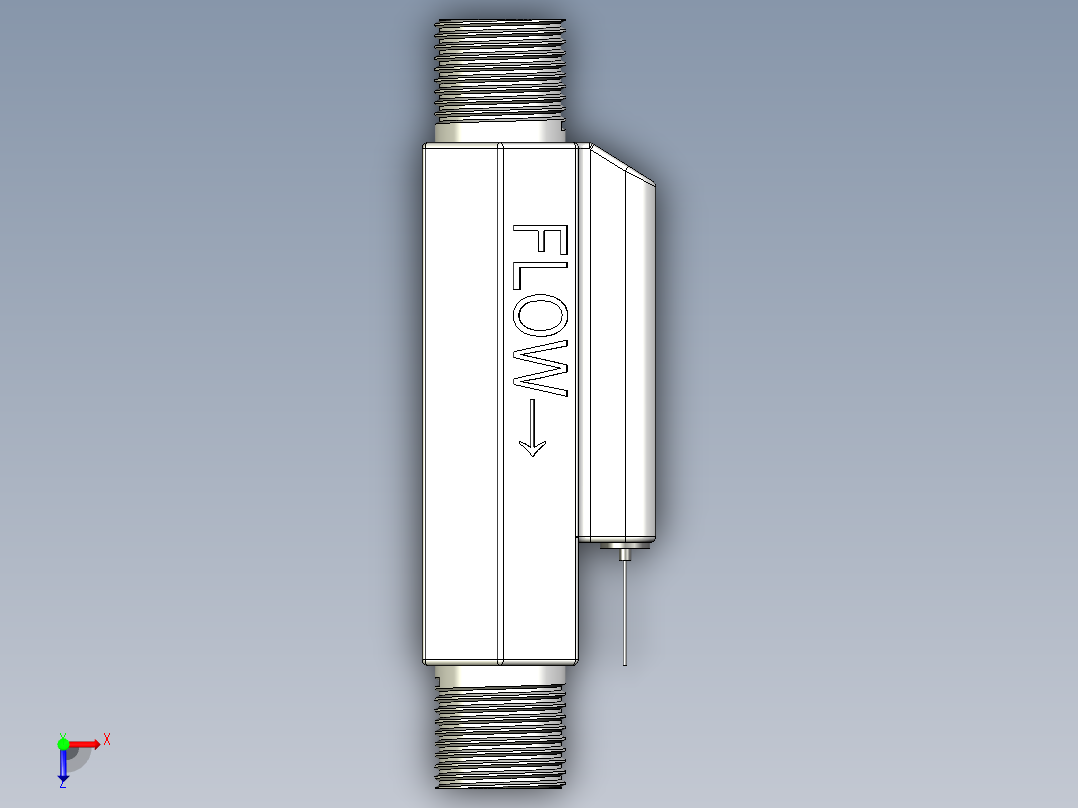 流量开关FS480俯视图