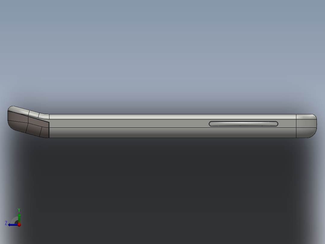 HTC 手机右视图