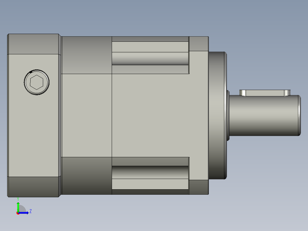 电机SB-62-5-P0-MSMD042_203左视图