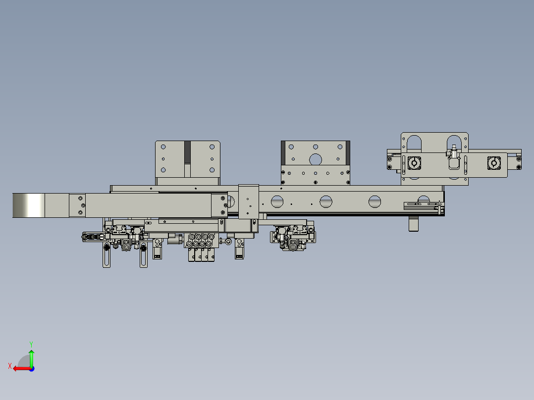 YSZ150B-03-06负极叠片机械手组件后视图