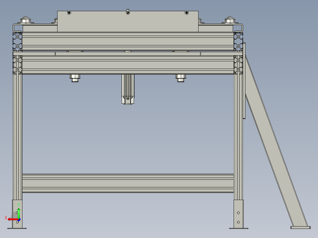HW2V2滚珠台后视图
