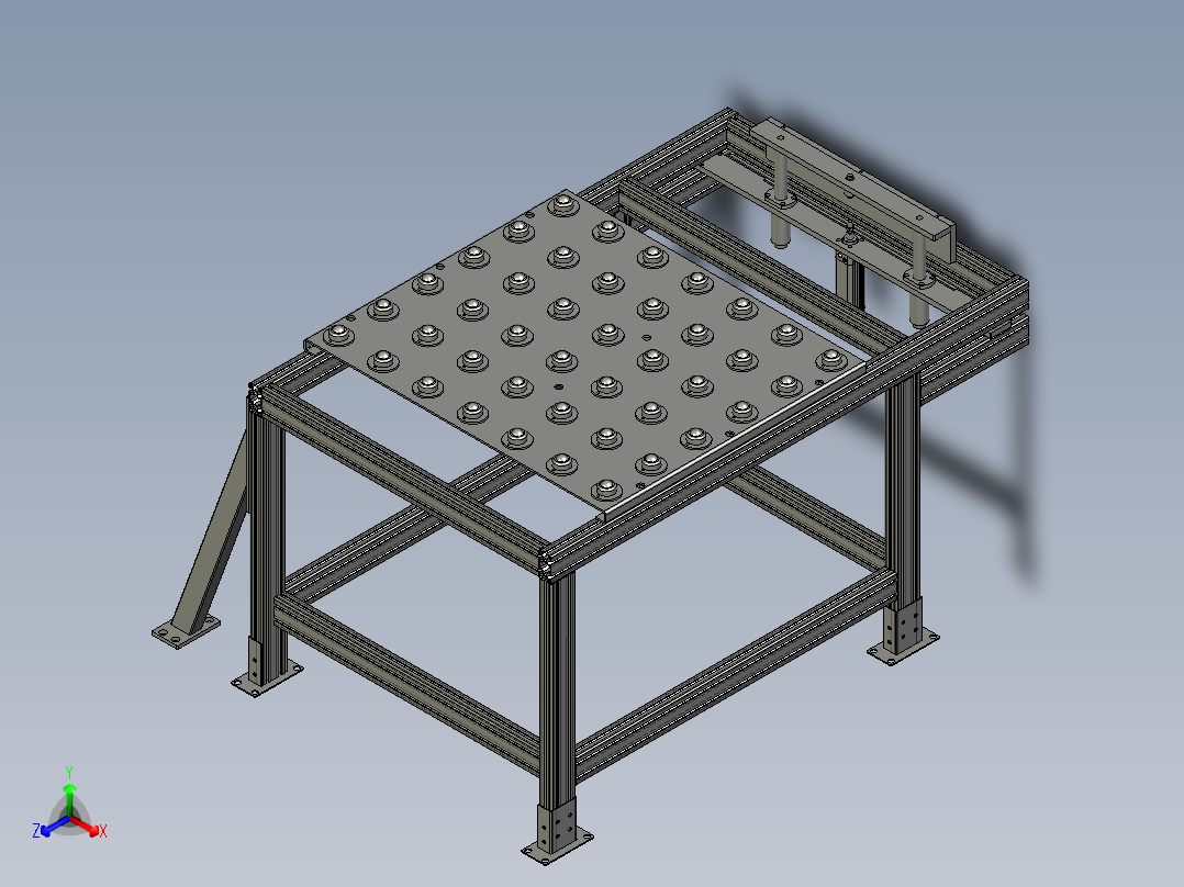 HW2V2滚珠台正等轴测图