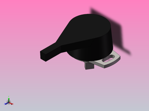 节气门位置传感器正等轴测缩略图