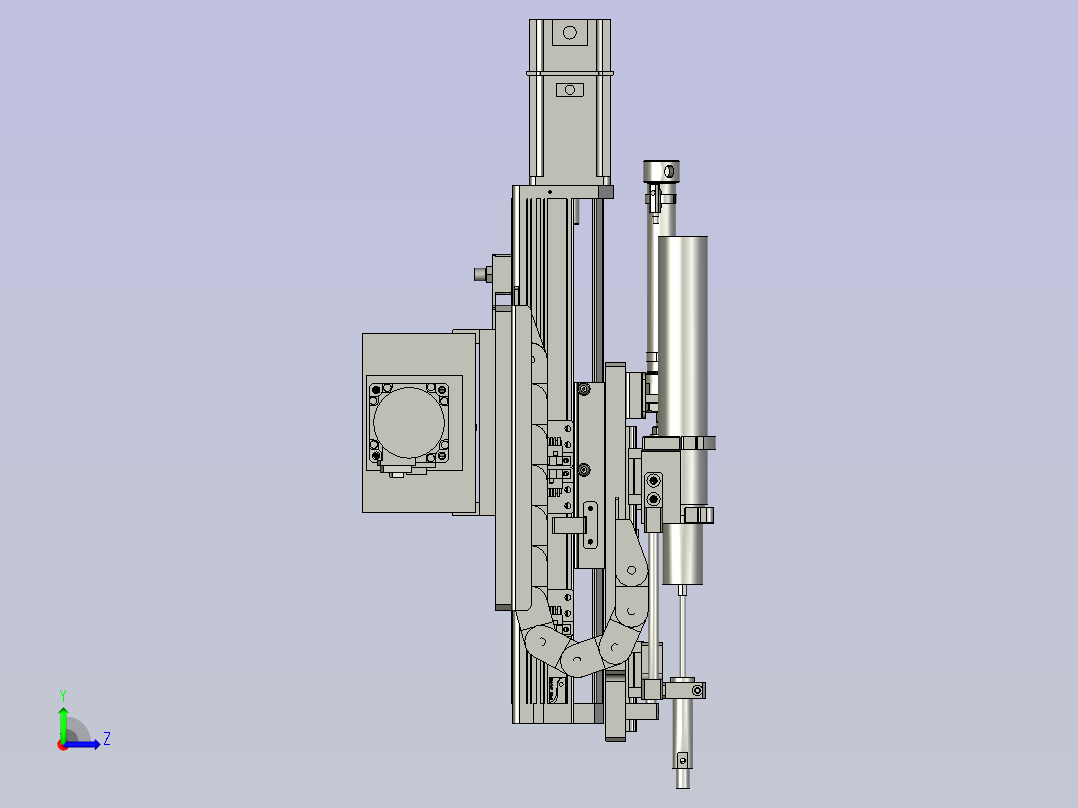 PCB-锁螺丝-X轴--模组-02左视图