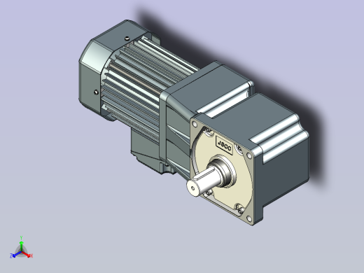 JSCC精研电机 s370rt-R正等轴测缩略图