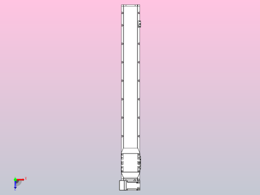 机器人皮带驱动直线轴TPA-GCB-150-P80-L1100-LU-M75-N3俯视缩略图