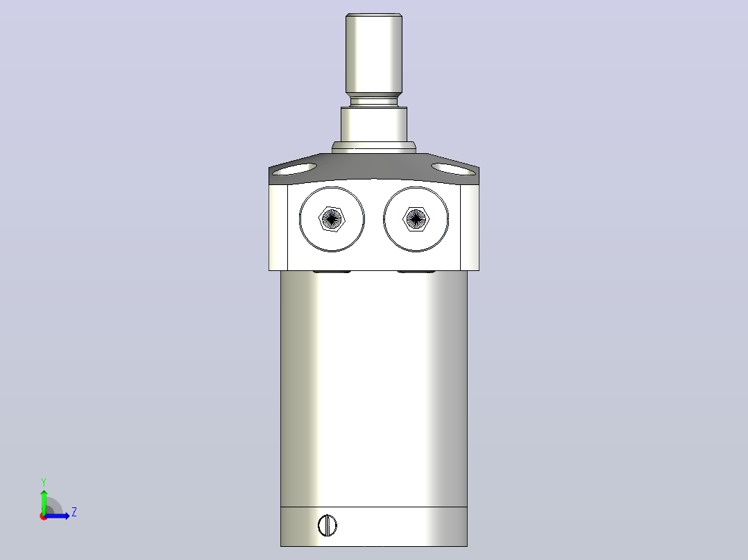 HLLW0401-CTJ-050气检拉式夹紧器左视图