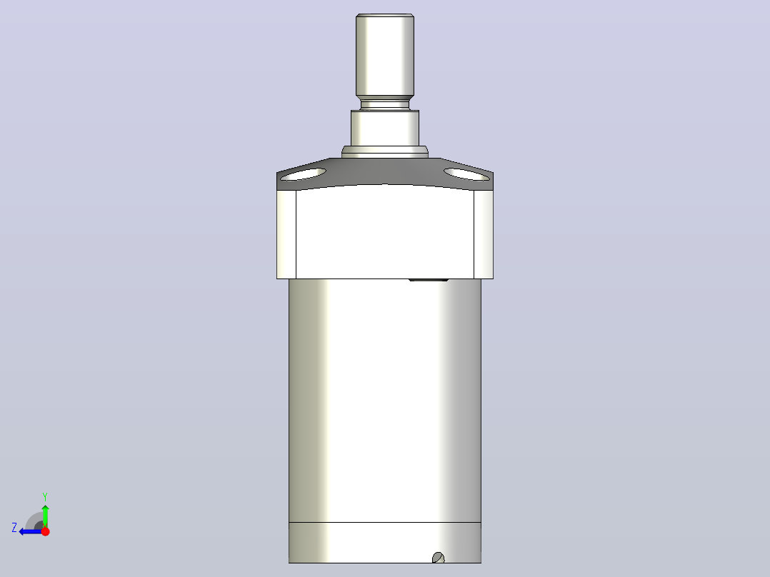 HLLW0401-CTJ-050气检拉式夹紧器右视图