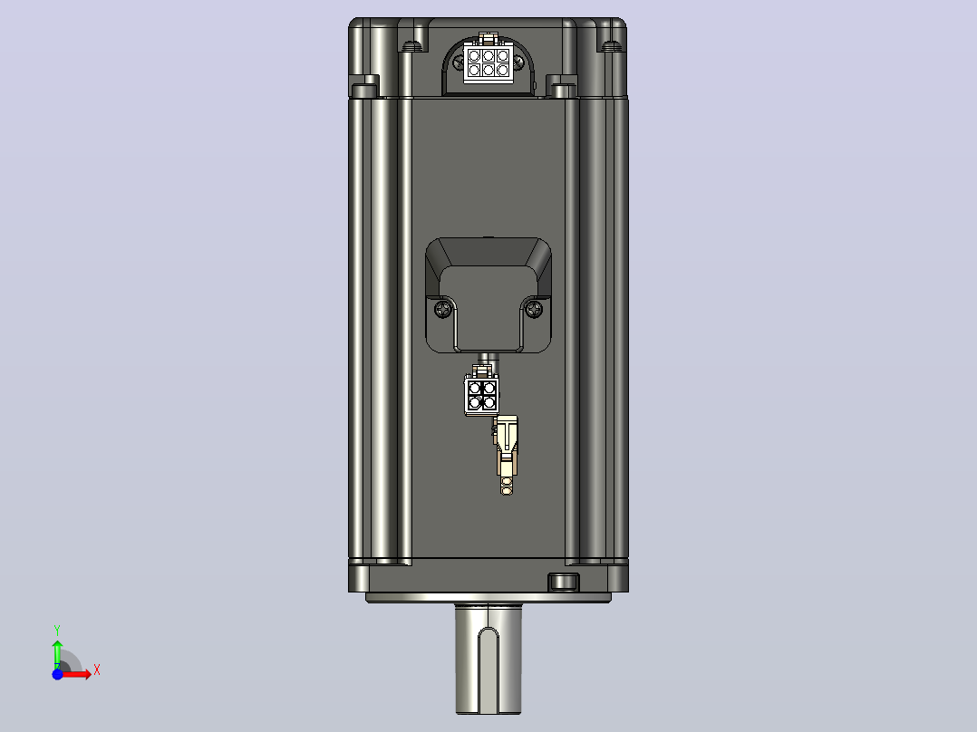 750W_Hi_Brake伺服电机 (2)前视图