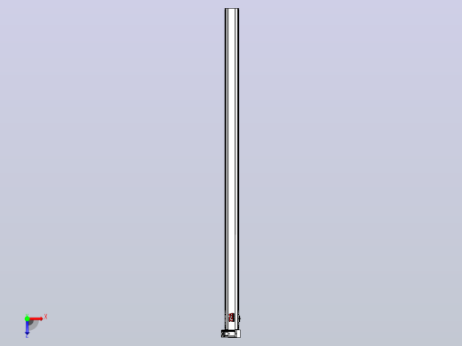 皮带直线轴半封闭可选导轨TPA-HNB-120D-110-L2450-RU-Y-P40-N3俯视缩略图