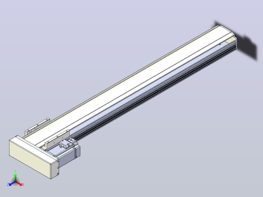 日规模组半封闭丝杆TPA-HNR-105D-1610C-L750-MR-C-P40-N3正等轴测缩略图