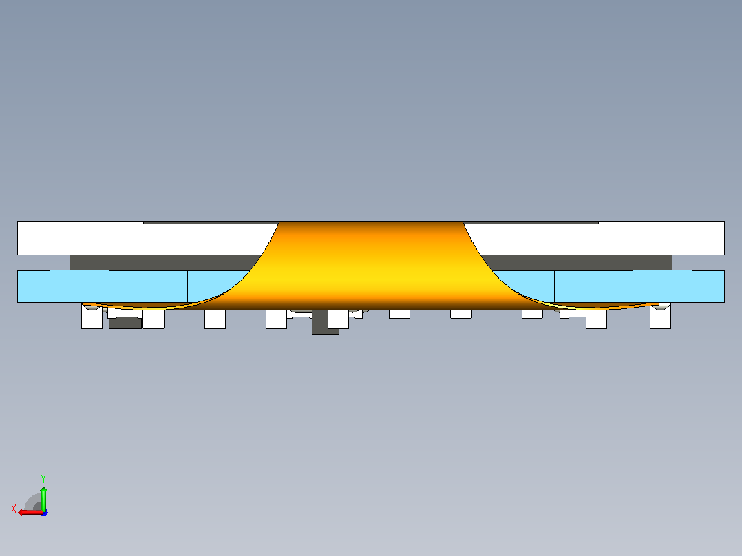 128x64屏幕的微型LED显示屏后视图