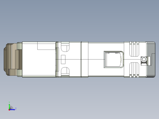 NB5-63N 1P小型断路器三维模型202306左视缩略图