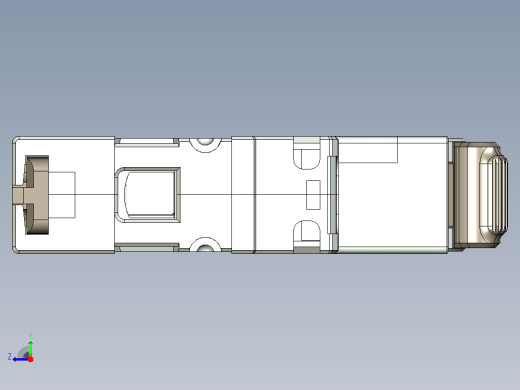 NB5-63N 1P小型断路器三维模型202306右视缩略图
