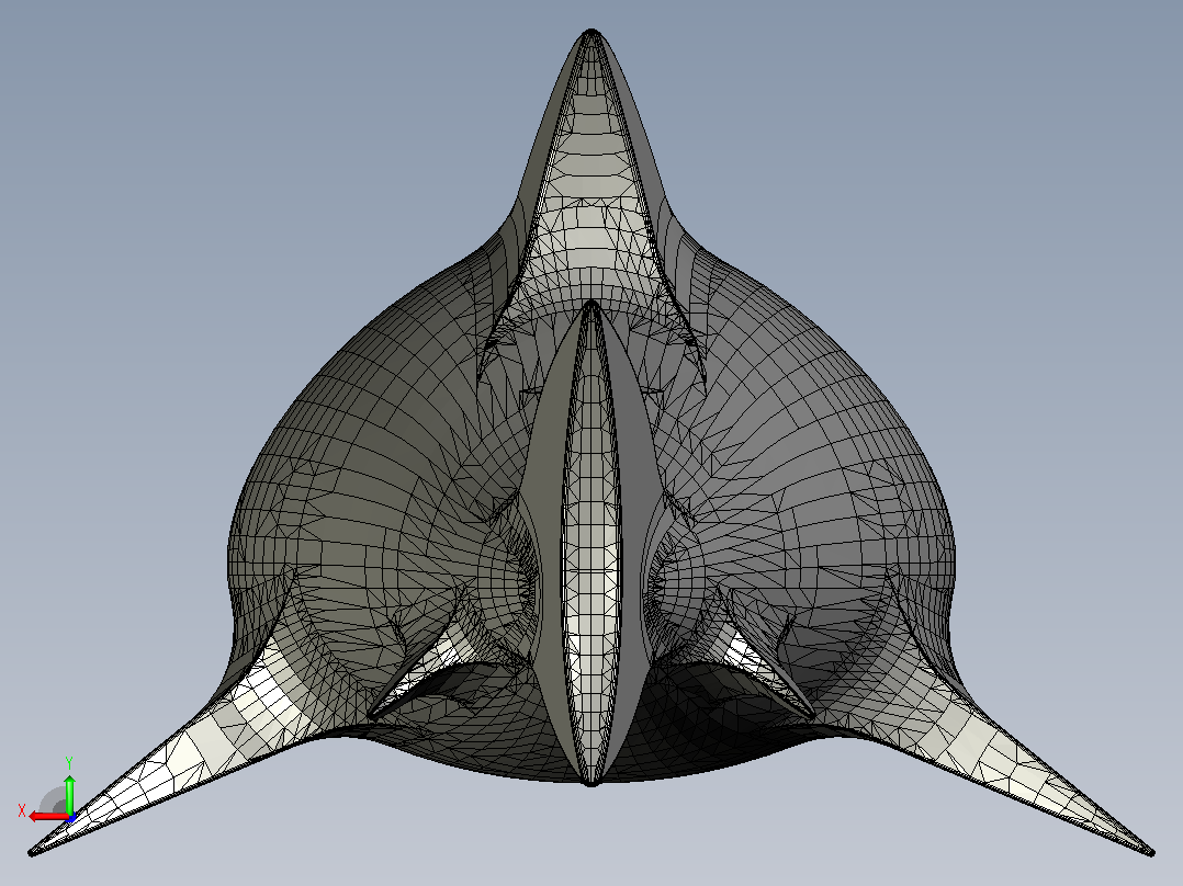 海洋生物鱼类Shark 2后视图