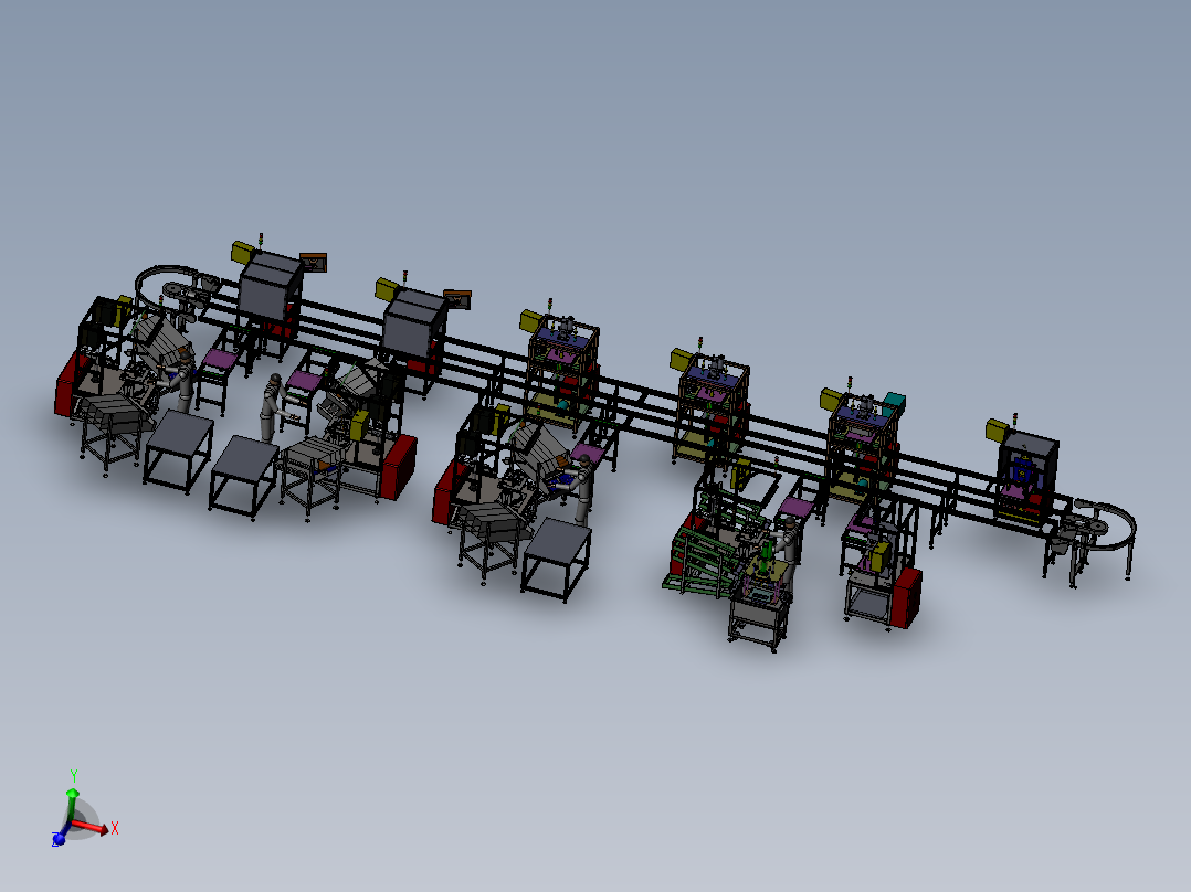 滤清器总成装配检测流水线