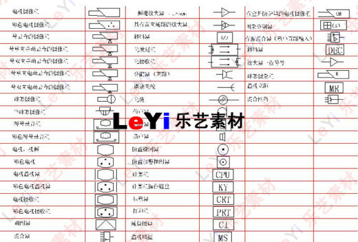 安防监控弱电CAD图块图形常用设计图库图标素材资料缩略图