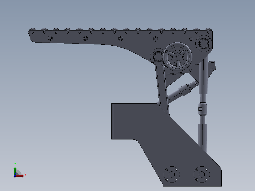 转移轮胎的移动臂结构