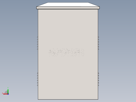 户外双门电气箱后视缩略图