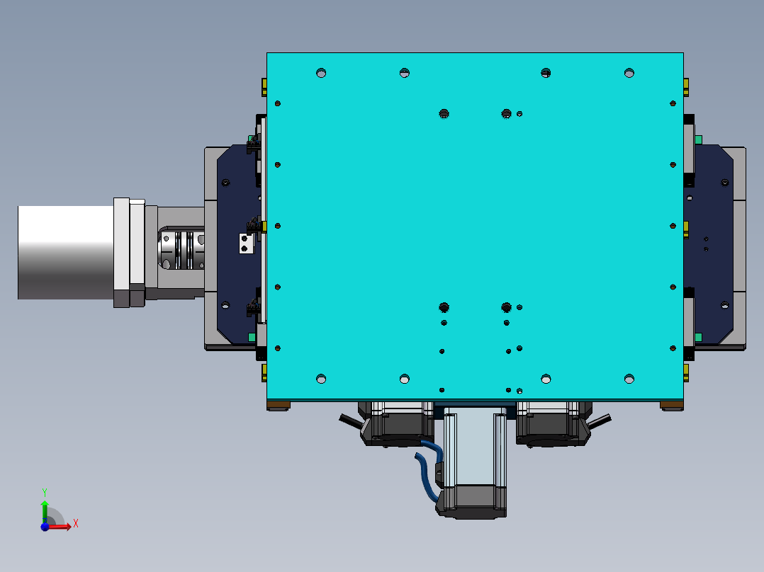 激光焊接机前视图