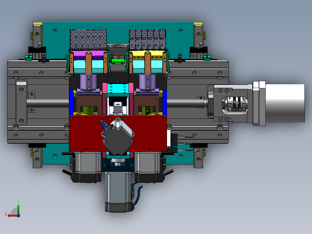 激光焊接机后视图