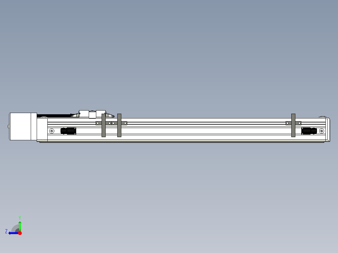 Toyo东佑达直线模组-ECH5-330-BR右视图