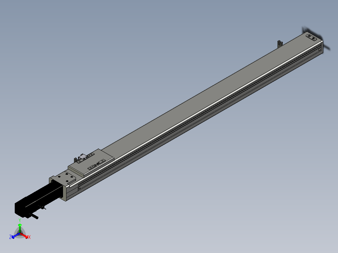 Toyo东佑达直线模组-ETH6-750-BC+煞車-反-M5主视图