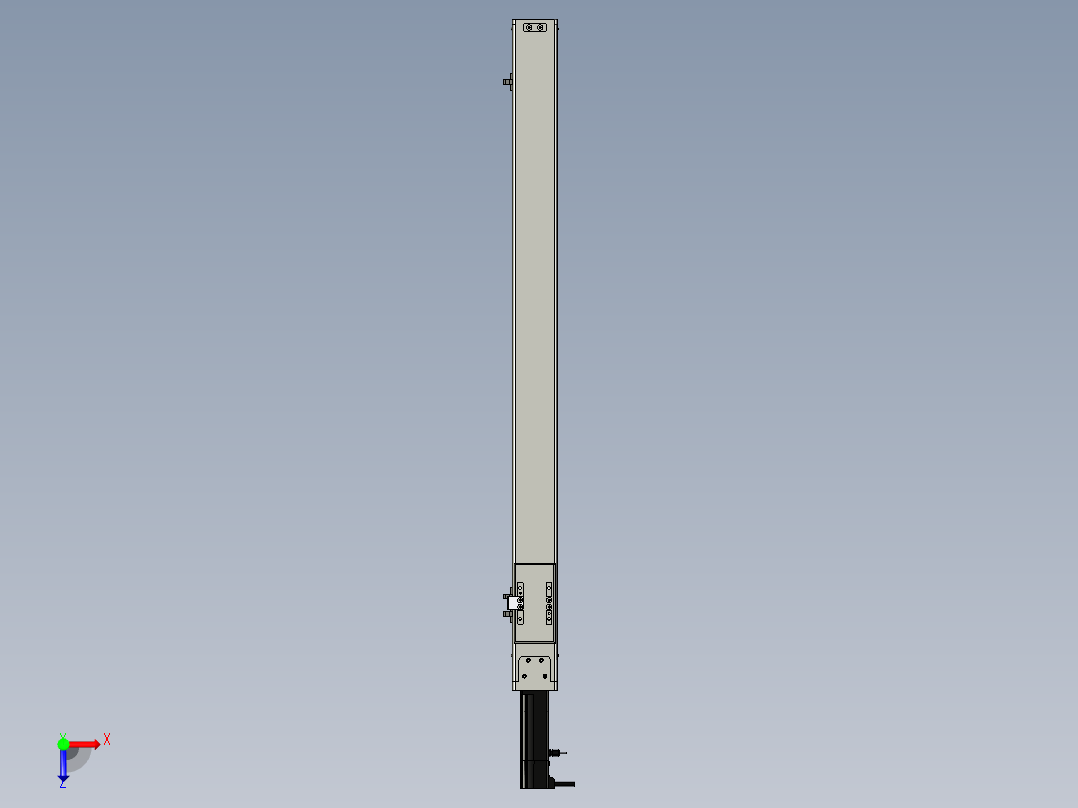 Toyo东佑达直线模组-ETH6-750-BC+煞車-反-M5俯视图