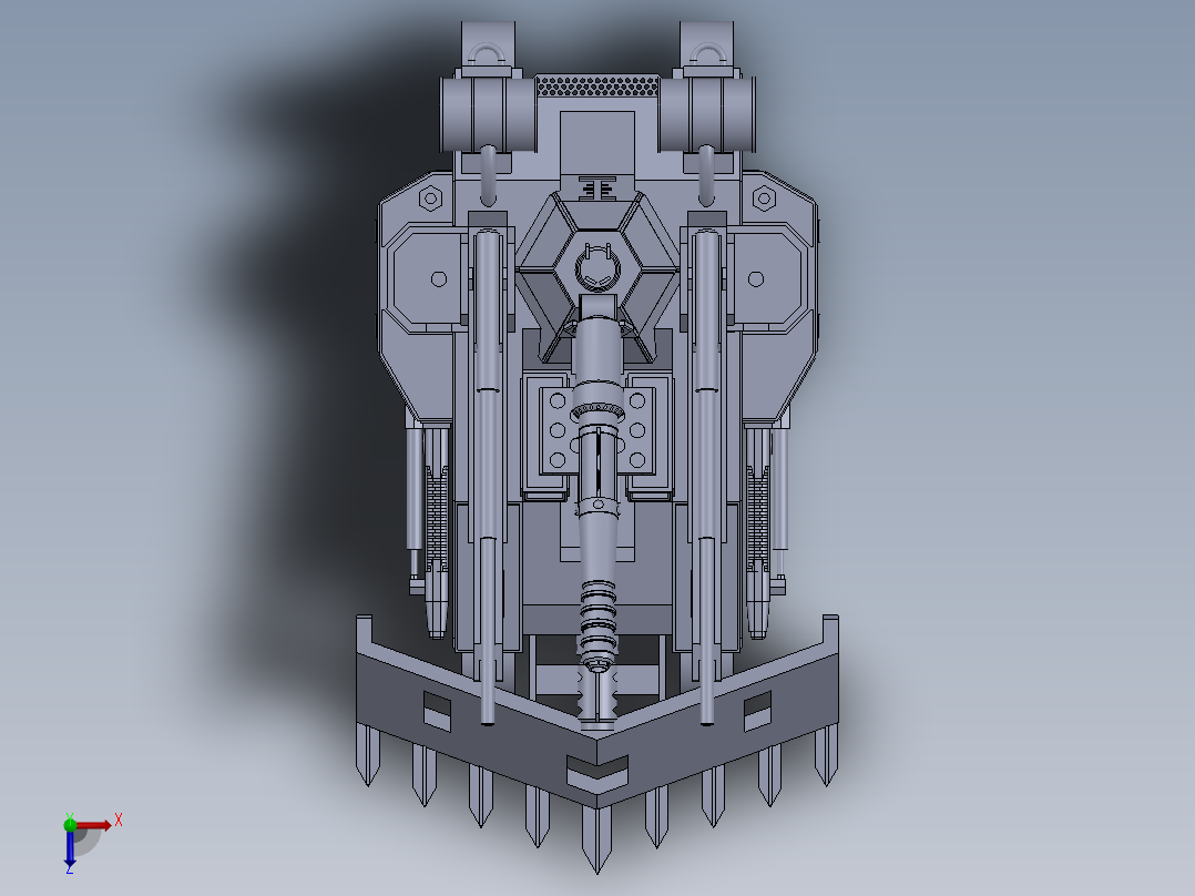 超重型坦克俯视图