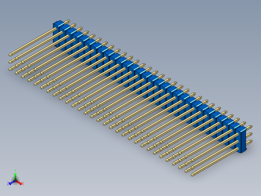 彩色公头100mil（2.54mm）系列-DS1021_blue_3x30p_100mil_Type19_rev1.0