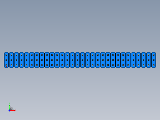 彩色公头100mil（2.54mm）系列-DS1021_blue_3x30p_100mil_Type19_rev1.0前视缩略图