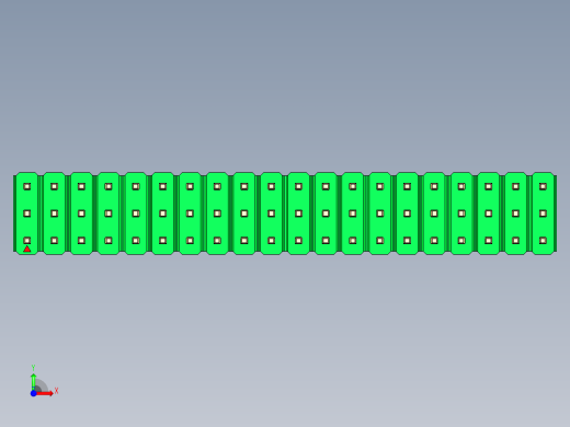 彩色公头100mil（2.54mm）系列-DS1021_green_3x20p_100mil_Type19_rev1.0前视缩略图