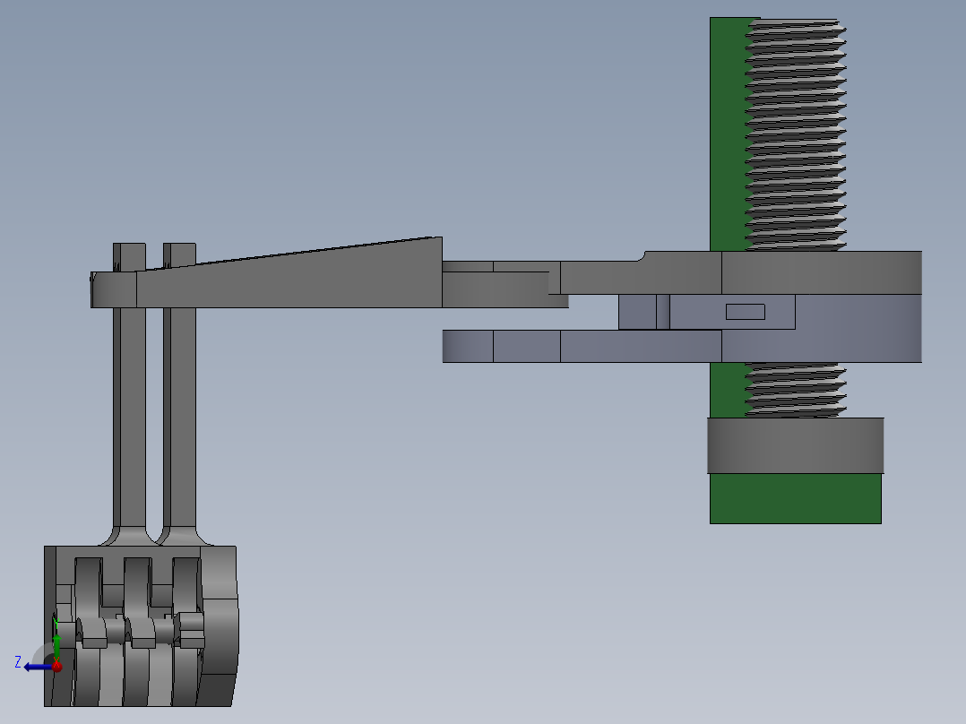 ArdiBot SCARA 机械臂--sw右视图