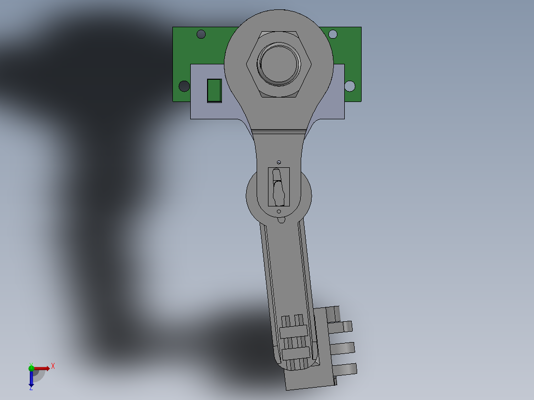 ArdiBot SCARA 机械臂--sw俯视图