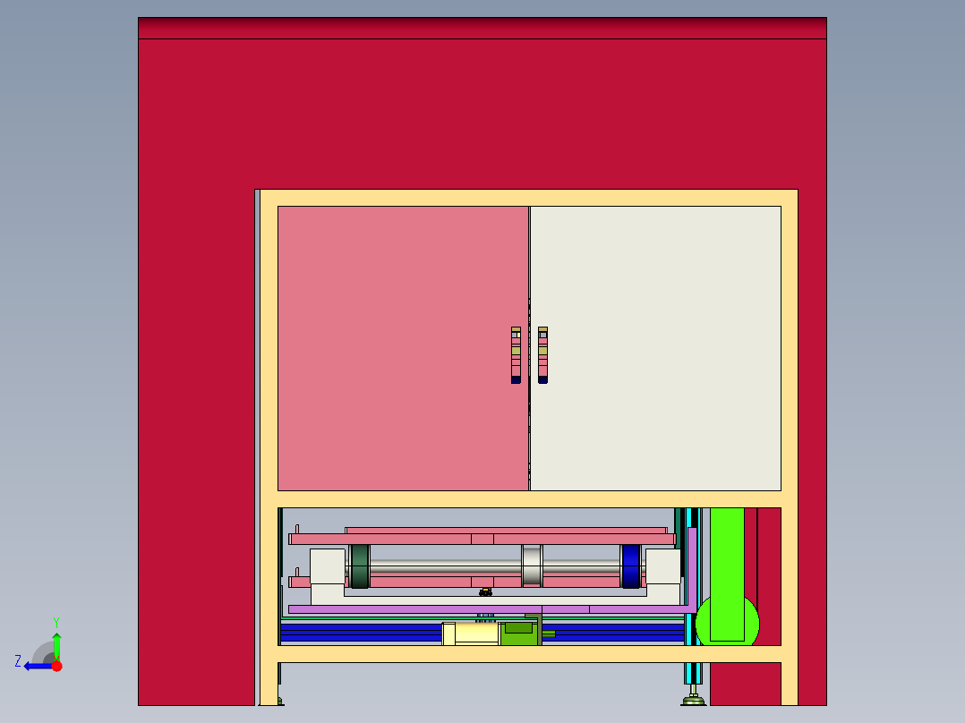 大型显示屏在线检测系统右视图