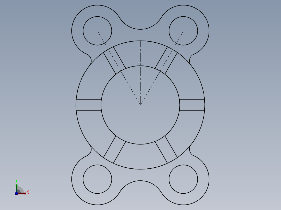 SW建模练习题-practice 1前视图
