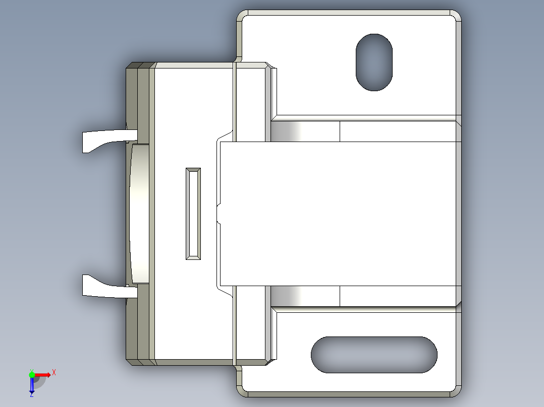 基恩士PZ-B82_kc图纸模型俯视图
