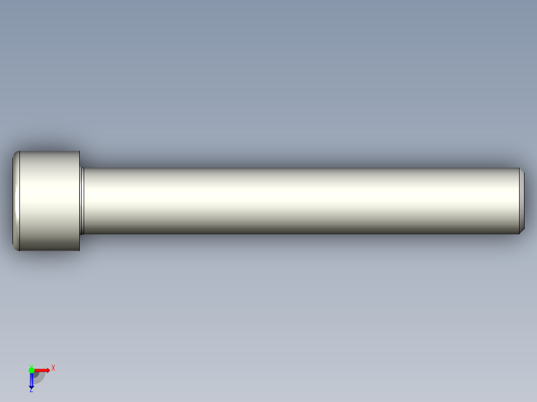 螺钉-DIN_912-M24x160.stp俯视图