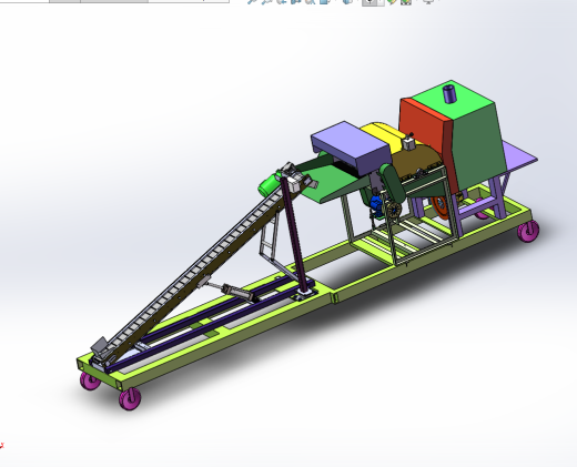 玉米秸秆揉丝机打包机设计（含三维+二维+说明书）缩略图