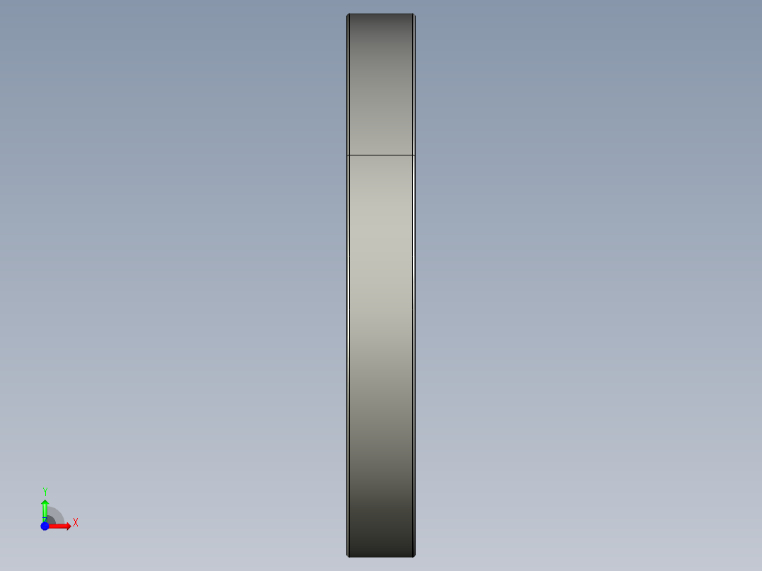 深沟球轴承61811前视图