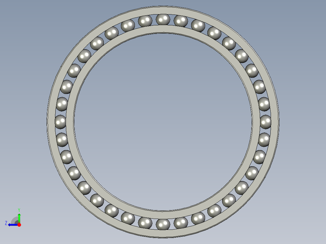 深沟球轴承61811右视图