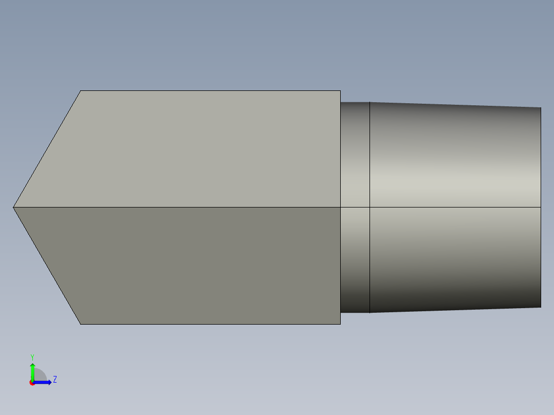 卡套式工业通用硬管接头6-8_cbu-s左视图