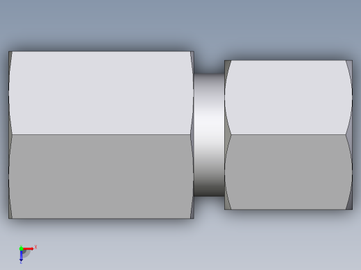 卡套式工业通用硬管接头EO_Swivel_connector_GAI08LR71俯视缩略图