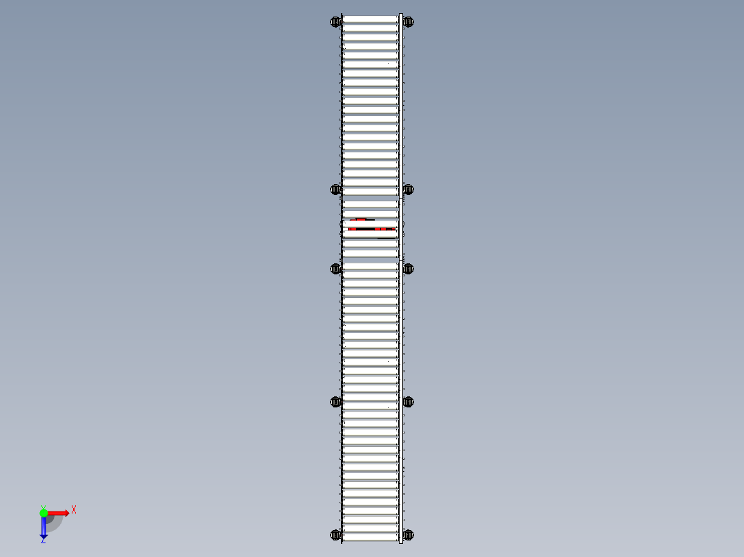 滚筒输送机 (31)俯视图