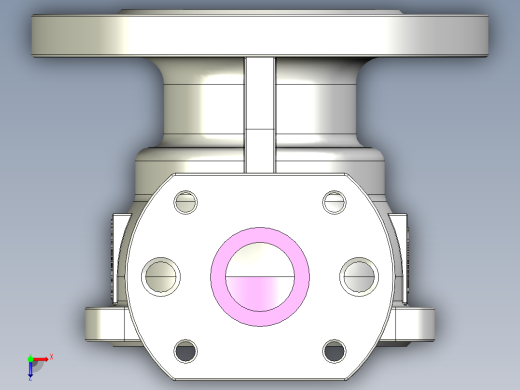 管道手动球阀-水管开关阀-手动阀门User Library-md52c150dn50_MD52C150DN50.BP俯视缩略图