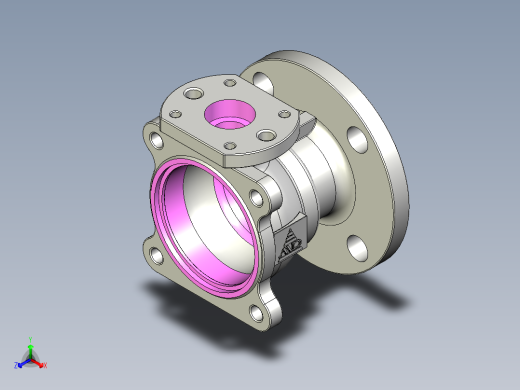 管道手动球阀-水管开关阀-手动阀门User Library-md52c150dn50_MD52C150DN50.BP正等轴测缩略图