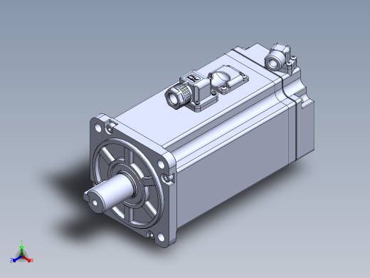 汇川电机（750w刹车）MS1H4-75B30CB-A334Z 外形图