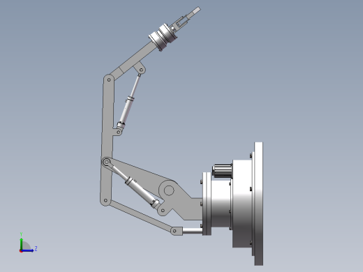 物料包装线模型码垛推动机构的设计【说明书+二维图+SW三维图】左视缩略图